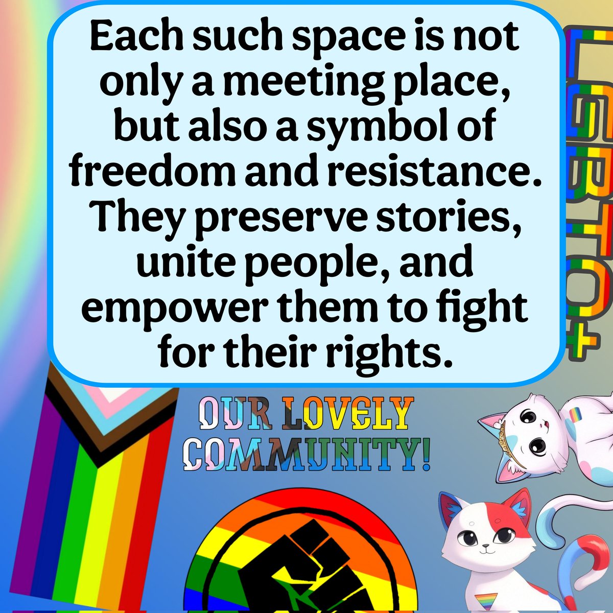WrightYui55004's tweet photo. 🏳️‍🌈 Bars and clubs for LGBT people are not just entertainment. It's a safe space where you can be yourself. #LGBT #QueerSpaces #SafeHaven https://t.co/eTINuA5Q4o