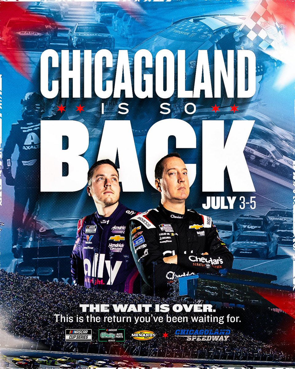Chicagoland Speedway tweet media