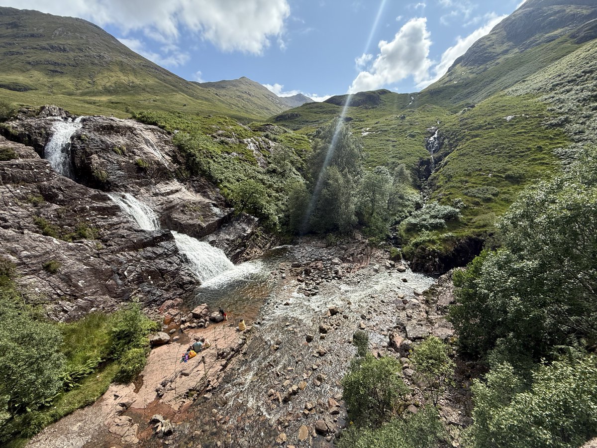 SaraTheStory's tweet photo. Meeting of Three Waters, Glen Coe, Scotland https://t.co/y6a0gUwslO