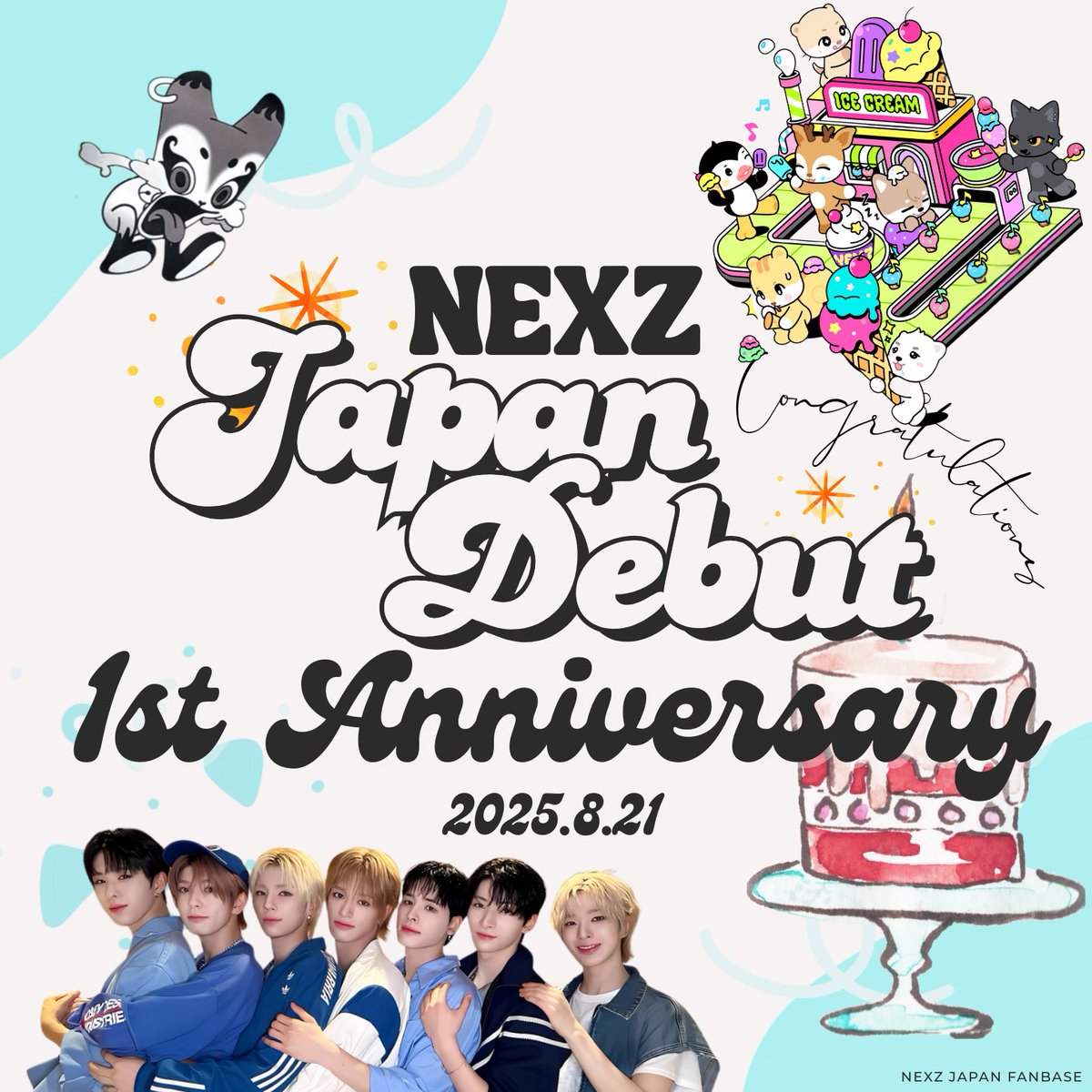 🎂NEXZ 日本デビュー1周年おめでとう🎂

#祝NEXZ日本デビュー1周年
#NEXZ_JapanDebut_1st_Anniversary
#넥스지_일본데뷔1주년축하해
#NEXZ <a href="/NEXZ_official/">NEXZ</a>