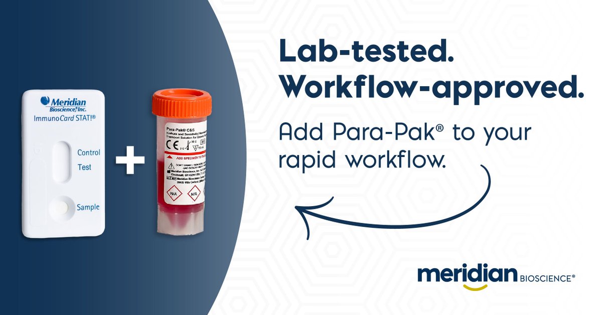 Pairing Para-Pak with our rapid assays means faster processing and better consistency. Whether you’re using Immunocard STAT! HPSA, EHEC, or Campy, optimized sample prep can make all the difference.

Click below to learn more about Para-Pak. 👇
hubs.li/Q03Dtj570