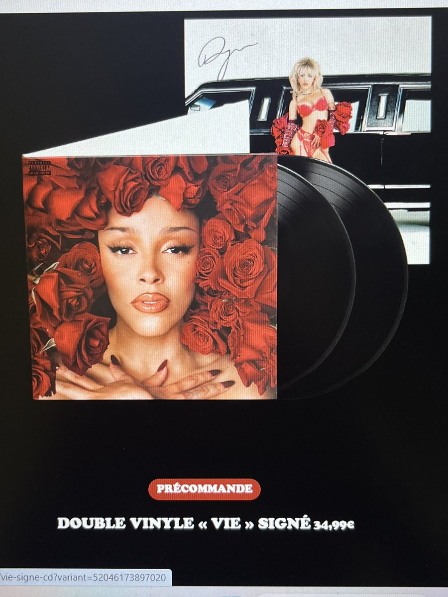 “Vie” le nouvel album de <a href="/DojaCat/">DOJA CAT</a> est disponible en précommande sur son site DojaCat.fr ❤️