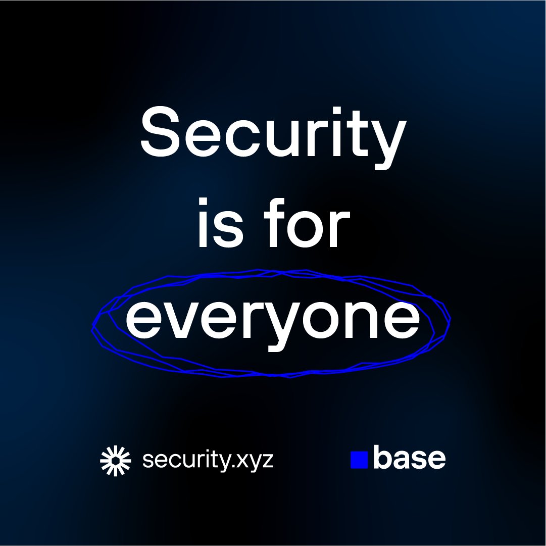 Introducing <a href="/security_xyz/">security.xyz</a> on <a href="/base/">Base</a>

Security for onchain builders, as easy as xyz

Get proposals from trusted auditors and tap into $1M+ in security grants, free for builders

Security.xyz is for everyone → base.security.xyz