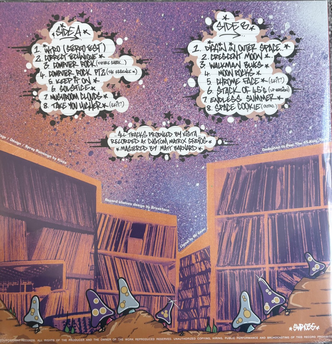 Today’s new arrival. If you like sampledelic cut n’ paste instrumental break based hip hop, this is essential. <a href="/soundweight/">Soundweight Records</a> records🔥