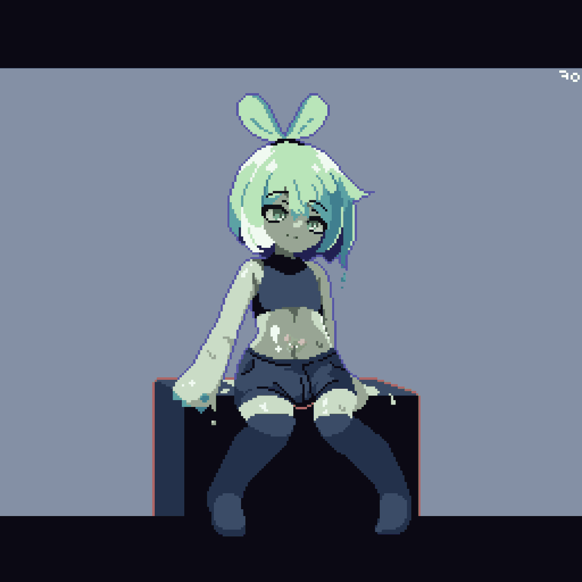 #ドット絵 #pixelart #pixquare
Slime :P
