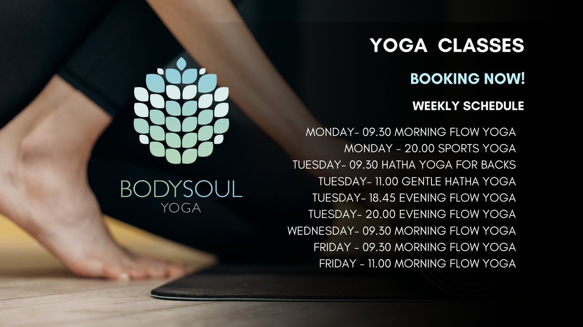 Our in person group yoga classes are booking now for September in Walton-on-Thames Surrey.  We are back on 10 September and hope that you can join us? bodysoulyoga.co.uk/classes/
#Yoga #YogaClass  #YogaPractice #MindBodySoul  #WaltonOnThames #Surrey #SurreyLife #SurreyEvents #Walton