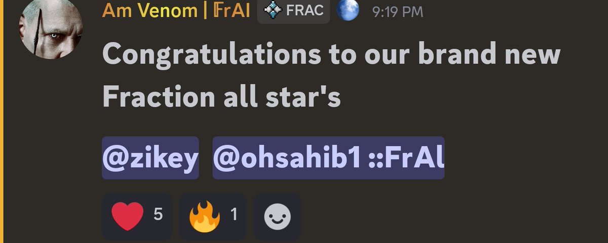 ohsahib11's tweet photo. Good evening to all.

Thank you @FractionAI_xyz.
You gave me Fraction All Stars.
I am very lucky.

From now on I will work harder or do whatever I can.

#faps #FapsArmy https://t.co/XDRkffTZIp