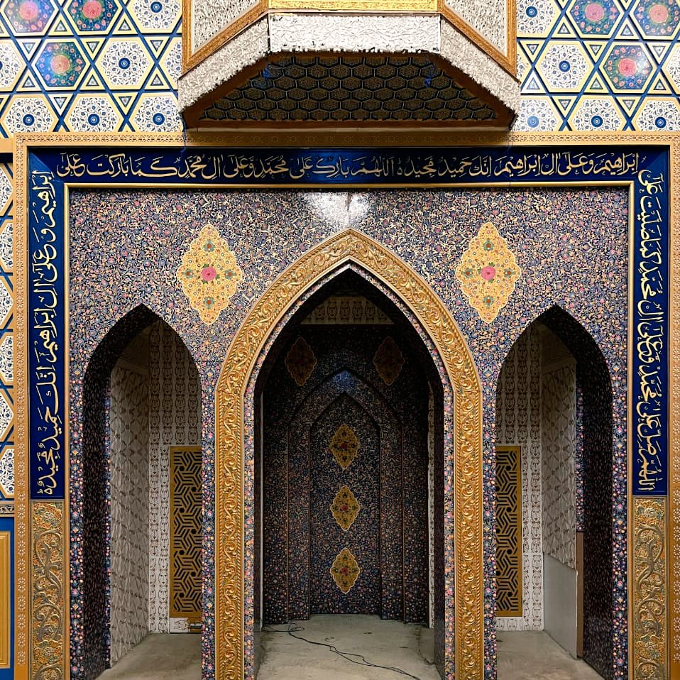New design of Dargah Hazratbal, Kashmir