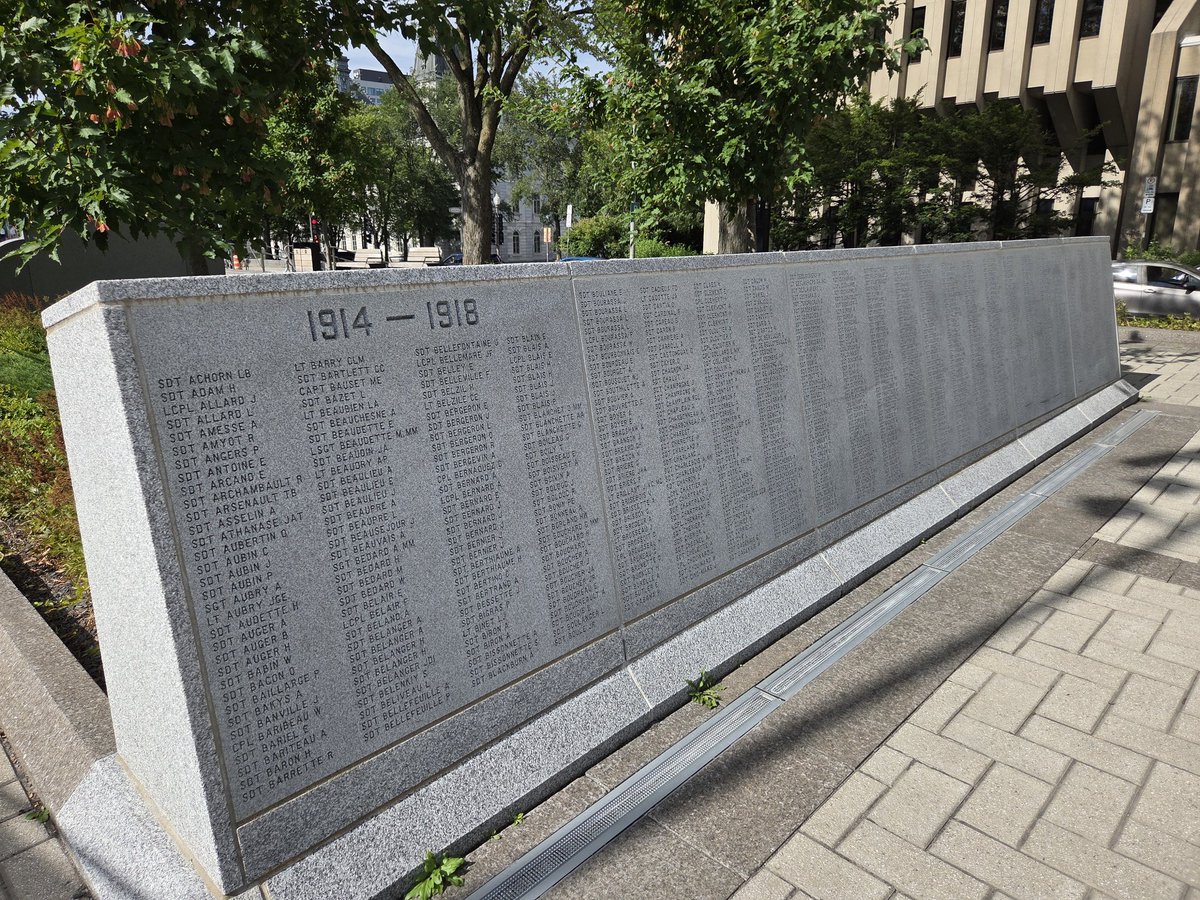 Royal 22nd Regiment. WW1 memorial. Quebec City.