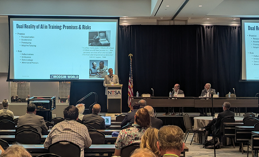 iitsec's tweet image. #MODSIMWorld 2025 is still going strong! Day two ended with remarks from Rep. Bobby Scott and the last panel of the day who spoke on approaches to leveraging AI. Day three started with our panel of experts, speaking on medical simulation.