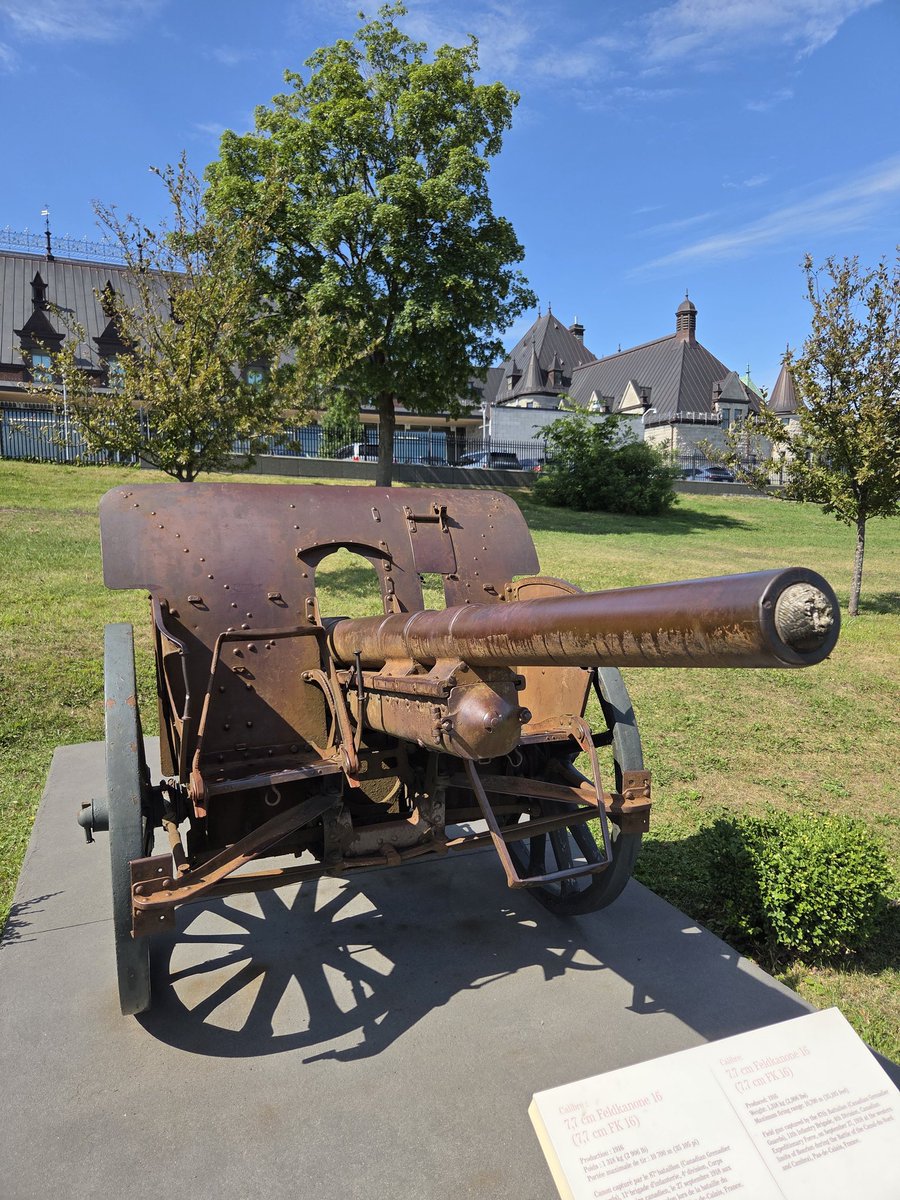 Captured German artillery. The Plains of Abraham. Quebec City 2.