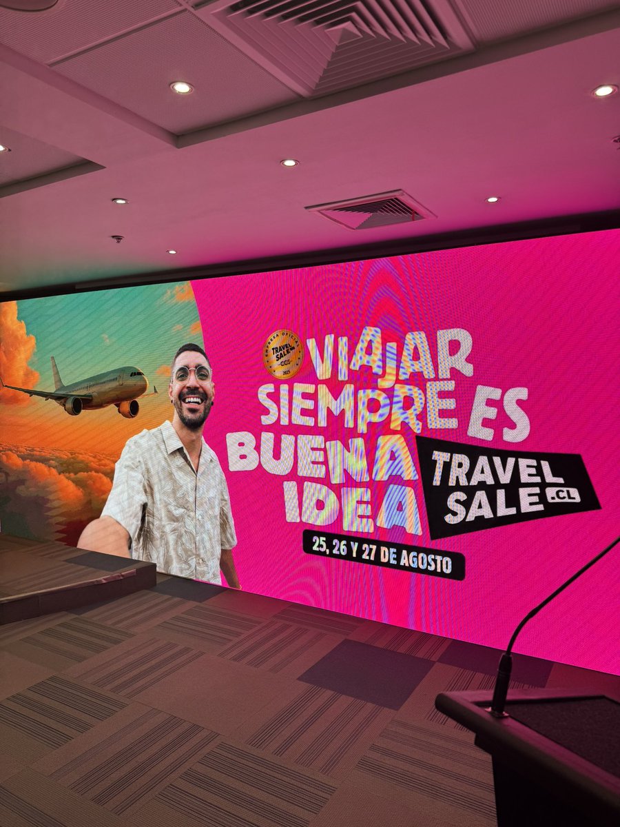 csoublette's tweet photo. @SociosCCS @FEDETUR_Chile ACHET listos para lanzar #TravelSale https://t.co/7CegyQ2ML4