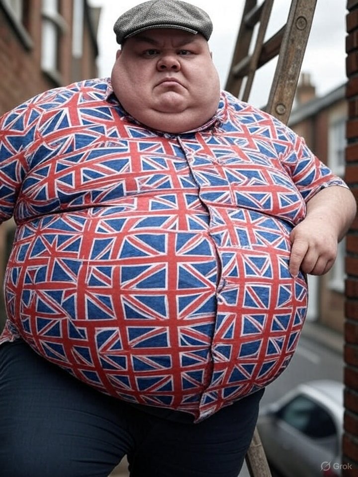 “It woz as far as are ladda reeched”