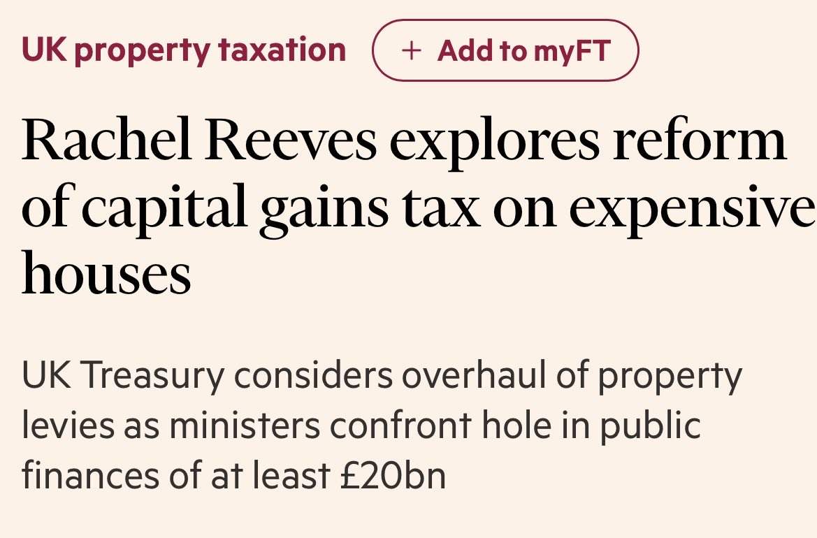 Property values rise broadly in line with inflation.

Often there’s been no real gain.

And now you could be taxed on the notional increase when you’ve barely just kept pace with inflation. 

🤯