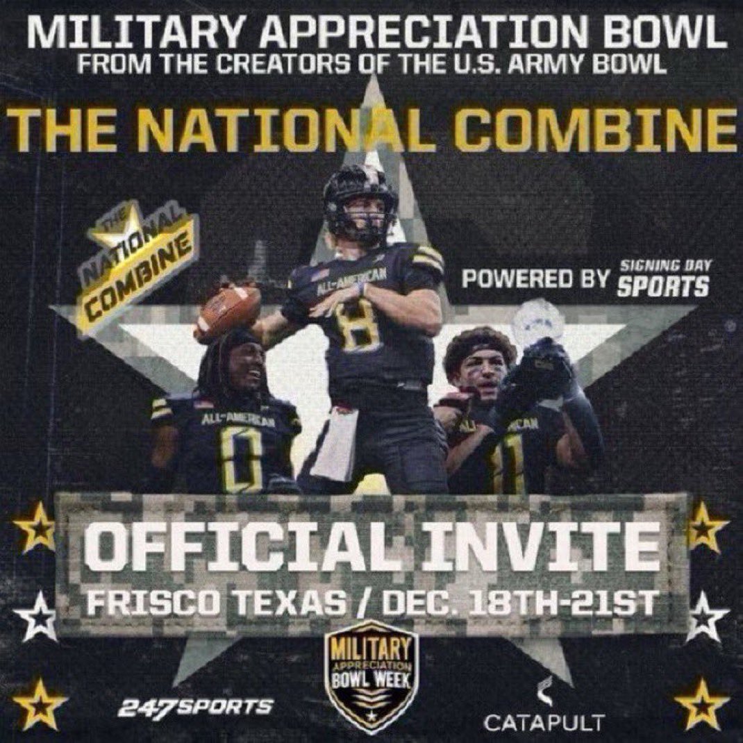 Jake Makaryk (@jakemakaryk) on Twitter photo Thank you <a href="/NickGilliamSDS/">Nick Gilliam</a> for inviting me out to the National High School Football Combine.
<a href="/PrepRedzoneWI/">Prep Redzone Wisconsin</a> <a href="/PrepRedzone/">Prep Redzone 🏈</a> <a href="/bennet_schmitz/">Bennet Schmitz</a> <a href="/TCPenguinNATION/">TC PENGUIN NATION</a>
<a href="/247recruiting/">247Sports Recruiting</a> <a href="/247Sports/">247Sports</a> <a href="/USArmyBowl/">Military Appreciation Bowl Week</a> Thank you <a href="/NickGilliamSDS/">Nick Gilliam</a> for inviting me out to the National High School Football Combine.
<a href="/PrepRedzoneWI/">Prep Redzone Wisconsin</a> <a href="/PrepRedzone/">Prep Redzone 🏈</a> <a href="/bennet_schmitz/">Bennet Schmitz</a> <a href="/TCPenguinNATION/">TC PENGUIN NATION</a>
<a href="/247recruiting/">247Sports Recruiting</a> <a href="/247Sports/">247Sports</a> <a href="/USArmyBowl/">Military Appreciation Bowl Week</a>