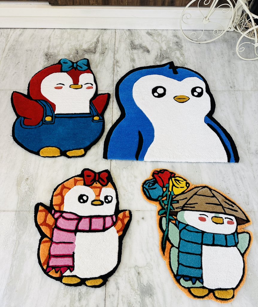 richclassdecor.eth (@richclasdecor) on Twitter photo Pudgie rugs. One for my daughter, two for client & one for <a href="/LucaNetz/">Luca Netz 🐧✳️</a> <a href="/becca_nfts/">Becca</a> <a href="/LilPudgys/">Lil Pudgys</a> <a href="/pudgypenguins/">Pudgy Penguins</a> Pudgie rugs. One for my daughter, two for client & one for <a href="/LucaNetz/">Luca Netz 🐧✳️</a> <a href="/becca_nfts/">Becca</a> <a href="/LilPudgys/">Lil Pudgys</a> <a href="/pudgypenguins/">Pudgy Penguins</a>