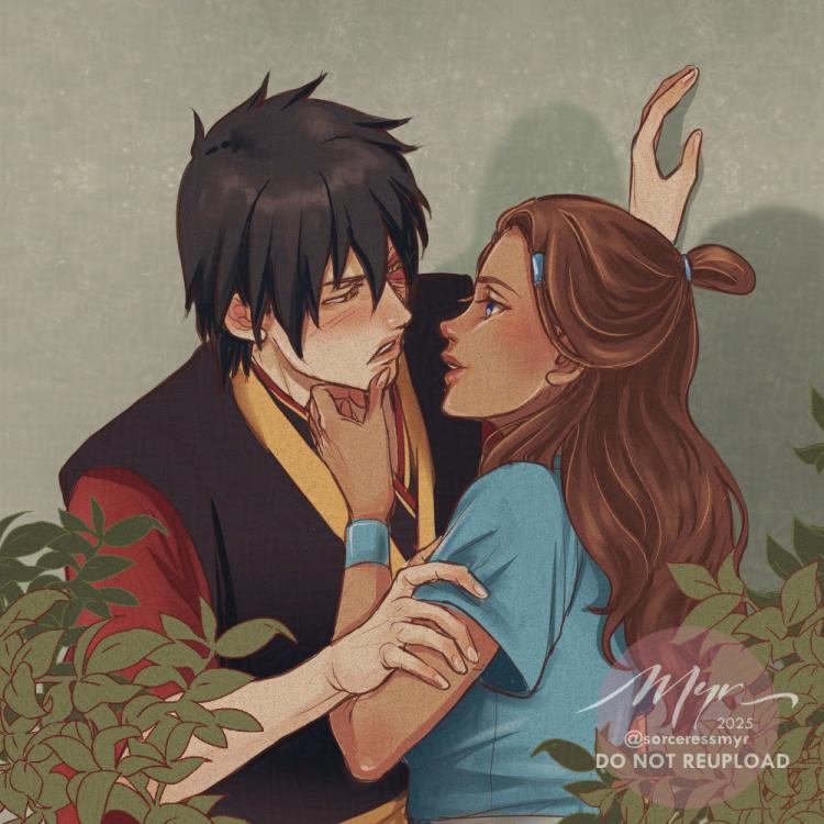 Have this lineart in WIP since last year so now I decided to finish it for #zutaraweek2025 

Idk if it's fit the day 4 prompt : Balance, but here you go. I love flustered Zuko 🤭
--
DON'T REUPLOAD
Thank you ❤️
#zutara