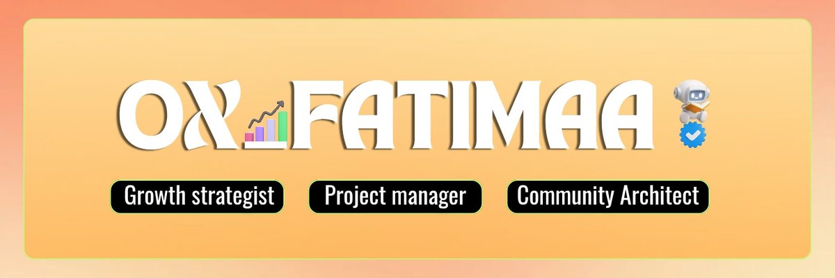 Fatima 💎(🫰,✨) (@ox_fatimaa) on Twitter photo Which color are you using as your brand color?
That was the message I received earlier from <a href="/Web3ScribeX/">Web3scribe</a>.
Before we even finished talking, he went ahead and surprised me with this amazing banner 🔥
It perfectly reflects my identity as a growth strategist, project manager, and Which color are you using as your brand color?
That was the message I received earlier from <a href="/Web3ScribeX/">Web3scribe</a>.
Before we even finished talking, he went ahead and surprised me with this amazing banner 🔥
It perfectly reflects my identity as a growth strategist, project manager, and