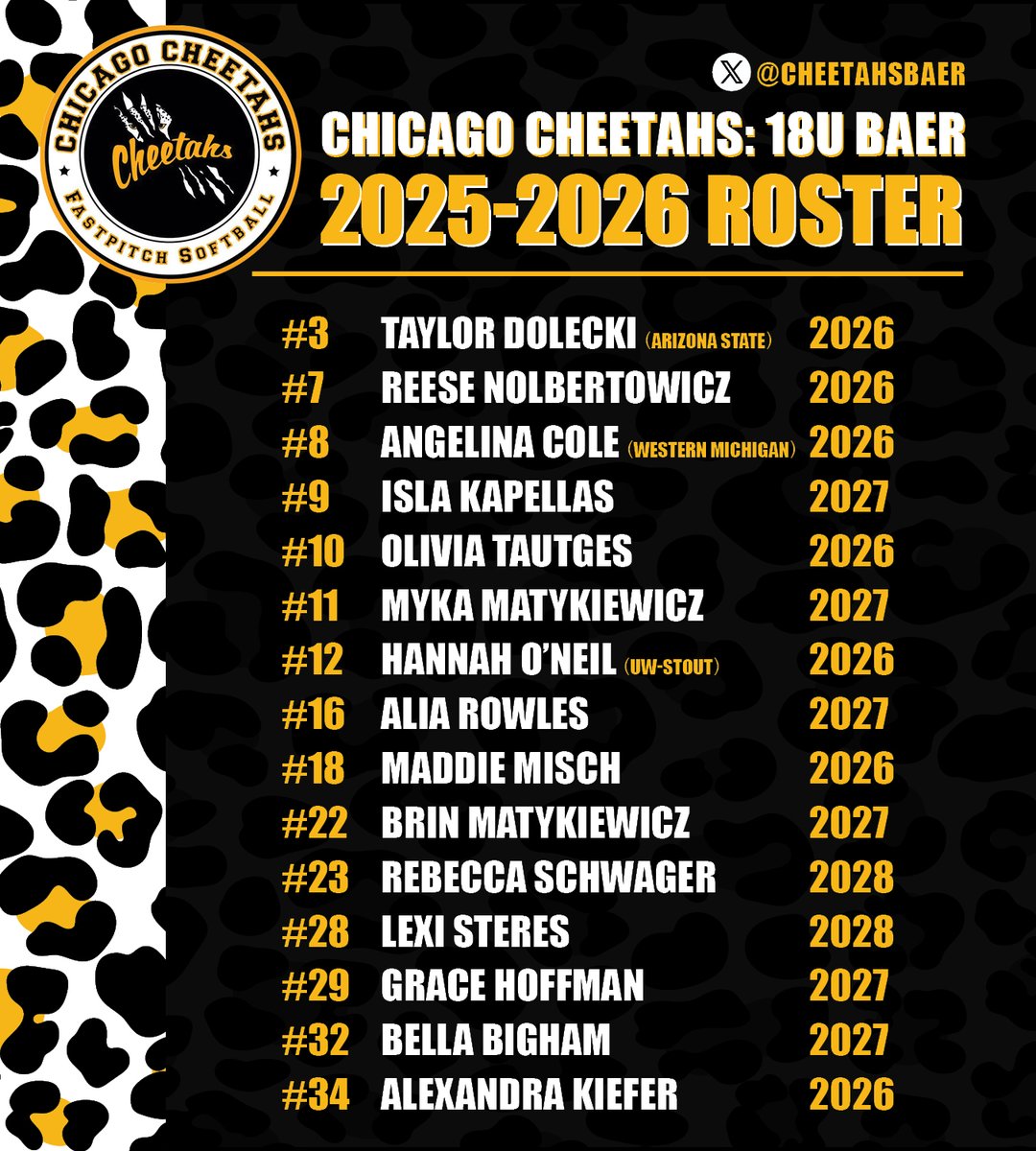 Next season starts now! Let's go Cheetahs! 🐆🙌