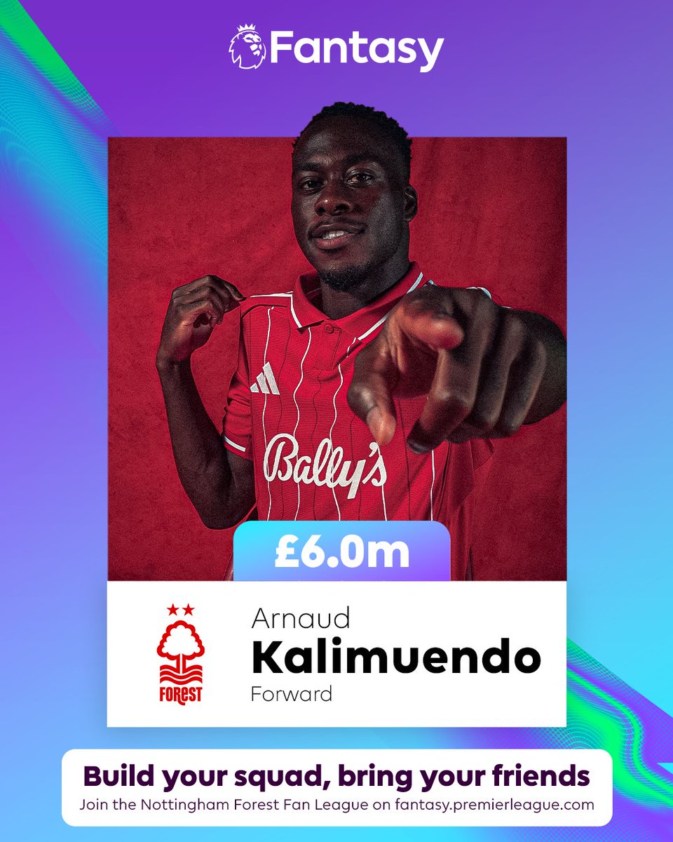 NFFC's tweet photo. Arnaud is now available in @OfficialFPL. 🫡🇫🇷 https://t.co/diRqOnWbsQ
