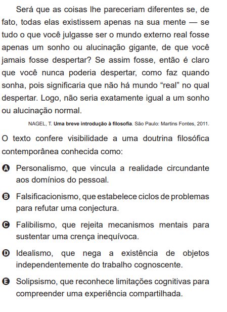 mdswifts's tweet image. essa questão de filosofia do enem 2020 eu errei no dia, errei hoje e se cair no enem desse ano eu erro de novo