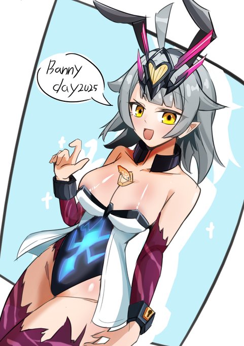 #デュ絵マ #バニーの日2025 
バニーヴィヴィちゃん🐰🐰🐰 