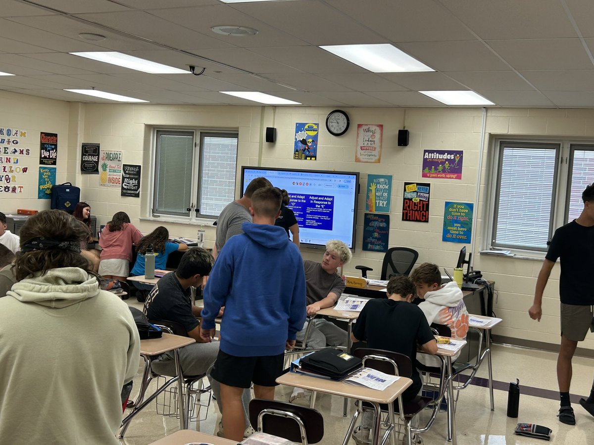 Today students participated in our first R Factor lesson of the year. It was great to see the excitement and learning that took place. Steps are being taken to ensure we all Win The Moment!!!