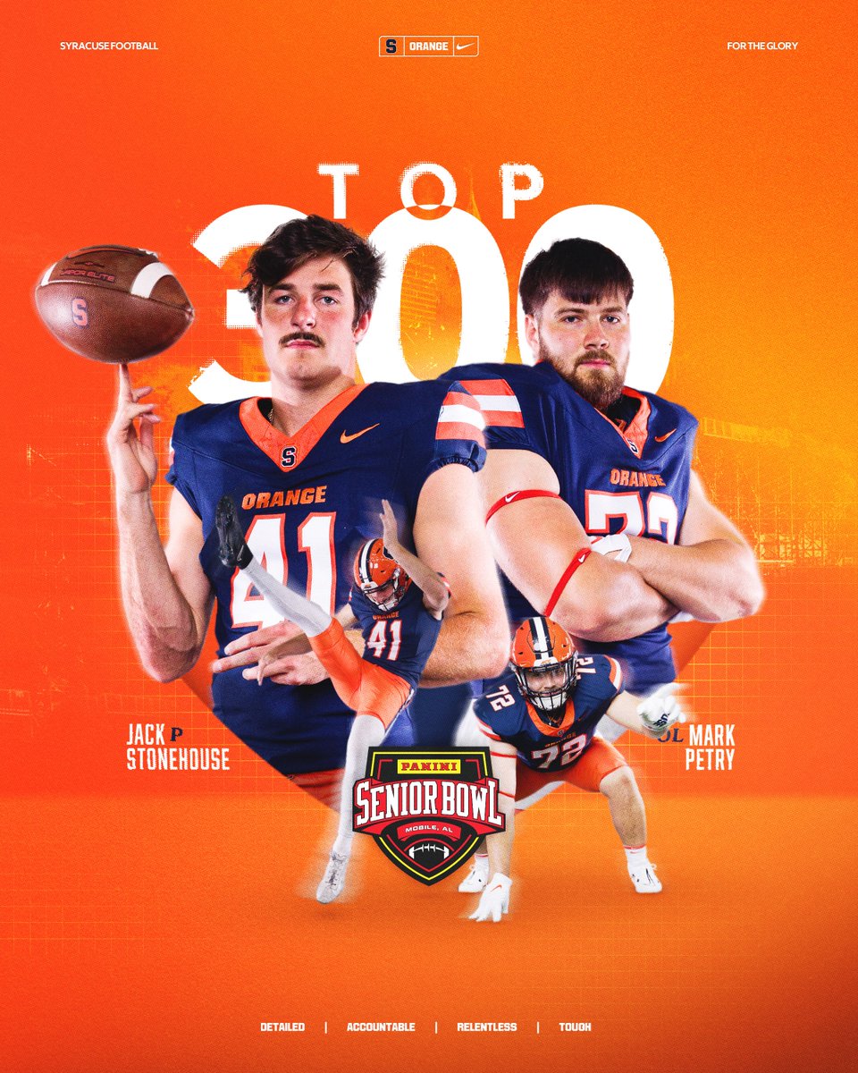 Syracuse Football (@cusefootball) on Twitter photo The vets π«‘
<a href="/_JackStonehouse/">Jack Stonehouse</a> + <a href="/mark_p42/">Mark Petry</a> join the <a href="/seniorbowl/">Panini Senior Bowl</a> Watch List
ππ― The vets π«‘
<a href="/_JackStonehouse/">Jack Stonehouse</a> + <a href="/mark_p42/">Mark Petry</a> join the <a href="/seniorbowl/">Panini Senior Bowl</a> Watch List
ππ―