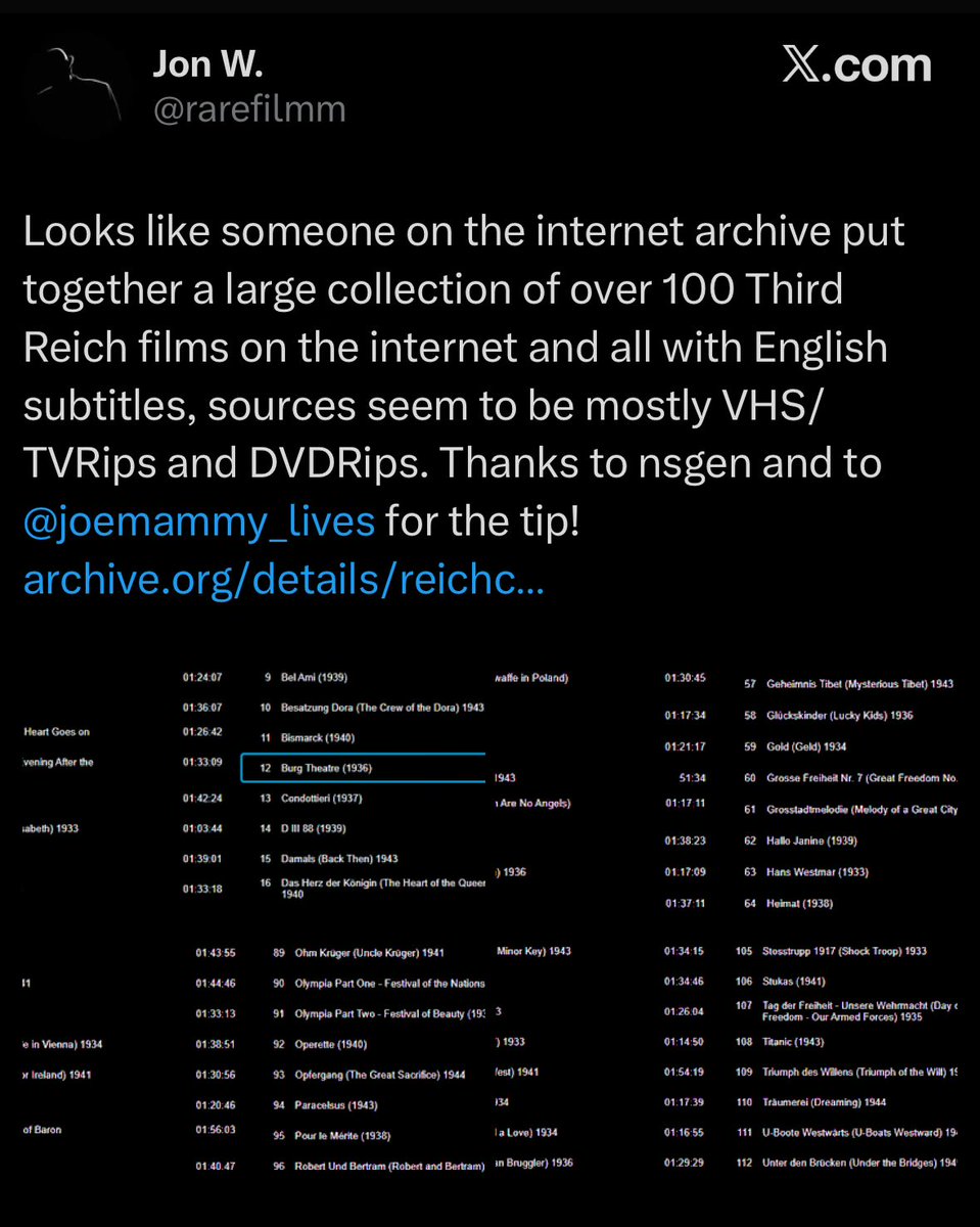 This, to me, really kinda sums up the mindset around all these drive guys who use “but I’m a preservationist” as a cudgel. It’s not about historical context but who has the biggest folders. When you’re getting giddy over sharing Nazi propaganda, the plot’s long been lost
