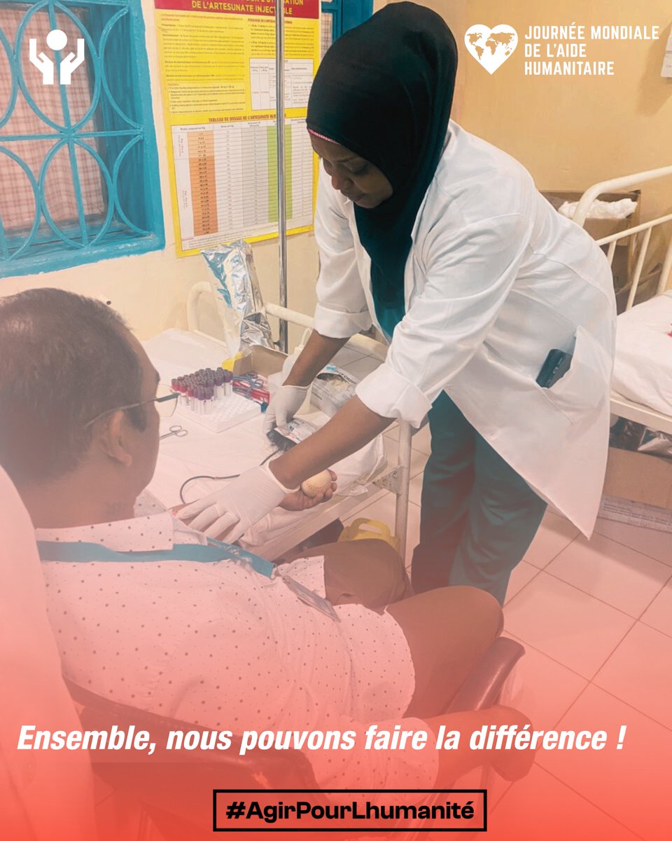 OCHA_Niger's tweet image. L’opération de don de sang se poursuit à l’occasion de la #JMAH2025 !
📍 Dispensaire des Nations Unies, Niamey 🇳🇪
🗓️ 20 & 21 août | 🕘 9h–13h
Donner son sang, c’est #Agirpourlhumanité et faire acte de solidarité avec celles et ceux qui luttent pour survivre.
