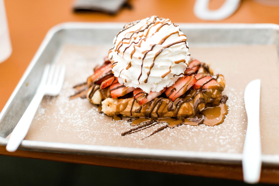 Looking for the perfect excuse to grab a waffle this weekend? 🧇

National Waffle Day this Sunday and there's no better way to celebrate than with a sweet (or savory) treat from <a href="/PressWaffleCo/">presswaffleco</a>!