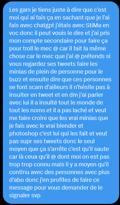 CFCrowFamily's tweet photo. @rskfvv @ActuOM_MercatOM Si jamais c'est moi
@CFAlograsX
j'ai écris un pavé pour dire pourquoi et tkt mes minias je les fais vraiment avec blender et photoshop de base https://t.co/2nFQeAbjdm