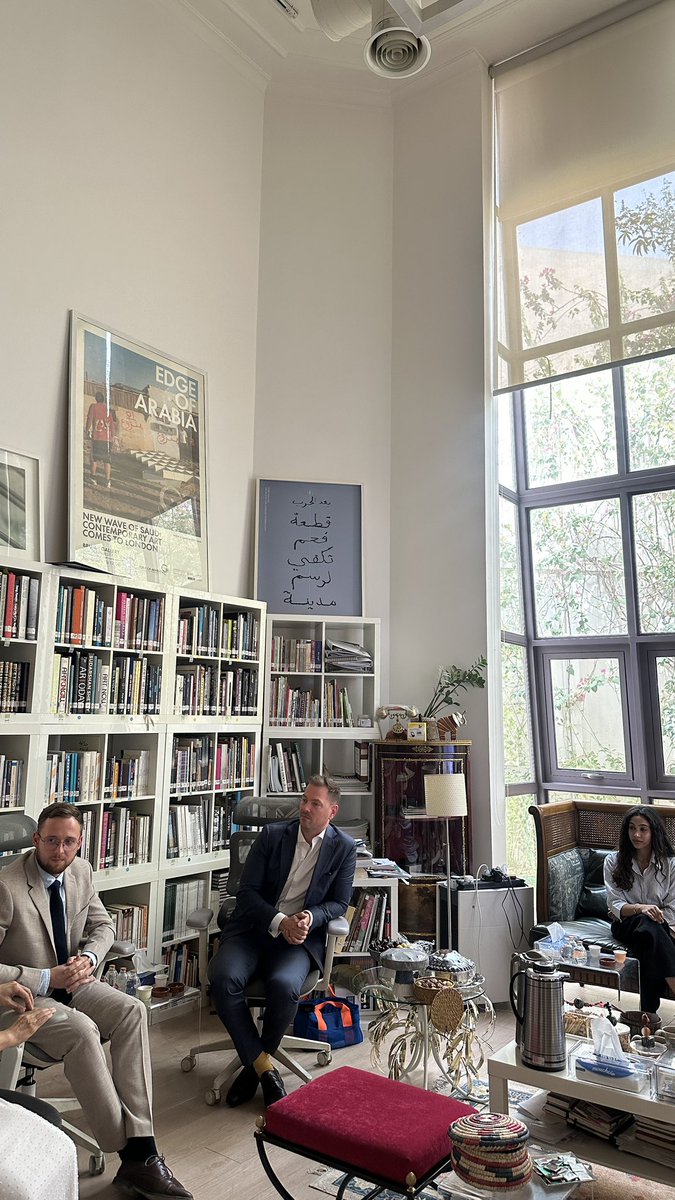 We were honored to welcome the Deputy Ambassador and the Swiss Embassy delegation to Gharem Studio. Their visit was a valuable opportunity to exchange ideas and strengthen cultural collaboration.🙏