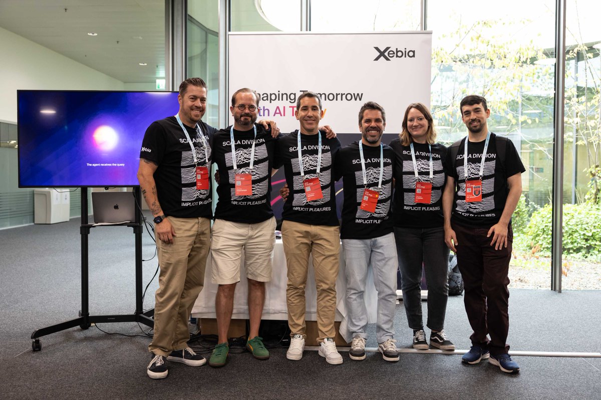 scala_lang's tweet image. 🔶 Xebia is re-igniting our presence at Scala Days, spotlighting real-world expertise.
🤝 We’re here to build partnerships, new projects, and collaborations that bring value to Xebia and the community.
📍 Swing by the Xebia booth to say hi and explore what we can build together.