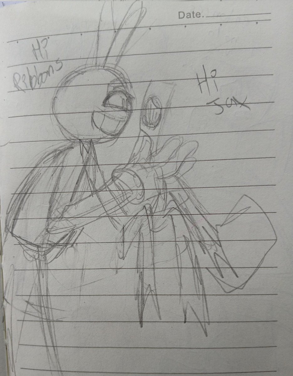 Ribbun sketches #ribbun #JaxXGangle #TADC