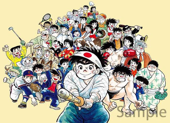 これも裏話じゃないけど、表紙の元ネタは手塚治虫。 裏表紙はちばてつや。