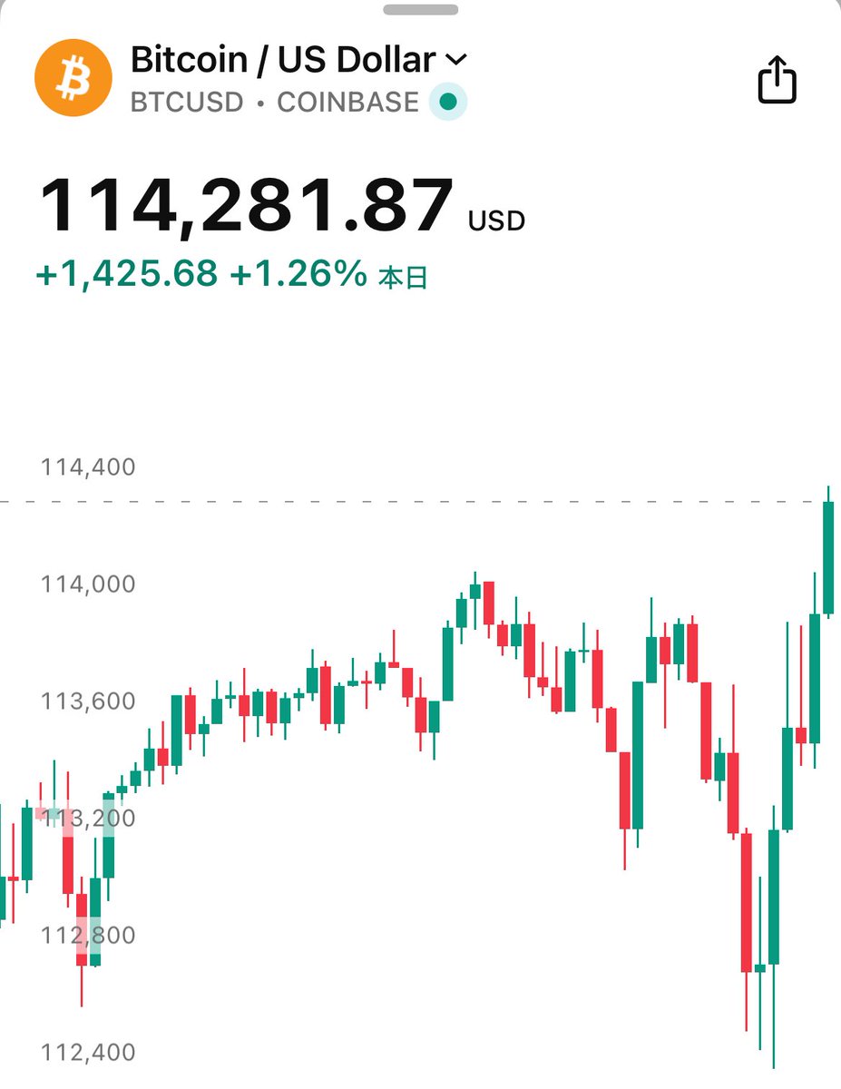 ビットコイン、ハイレバを焼き尽くす値動きだ🥶