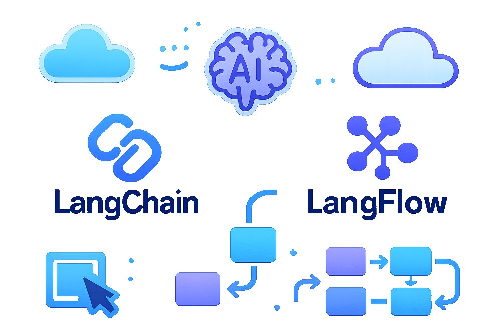 TechlatestNet's tweet image. Unlock limitless AI with LangChain + LangFlow! 🚀 Build workflows with LangFlow’s NoCode drag‑&‑drop UI + customize via LangChain’s framework. Deploy on AWS, Azure, or GCP! 🌐 Learn more: tinyurl.com/84ftpz6x
#AI #LangChain #LangFlow #CloudComputing