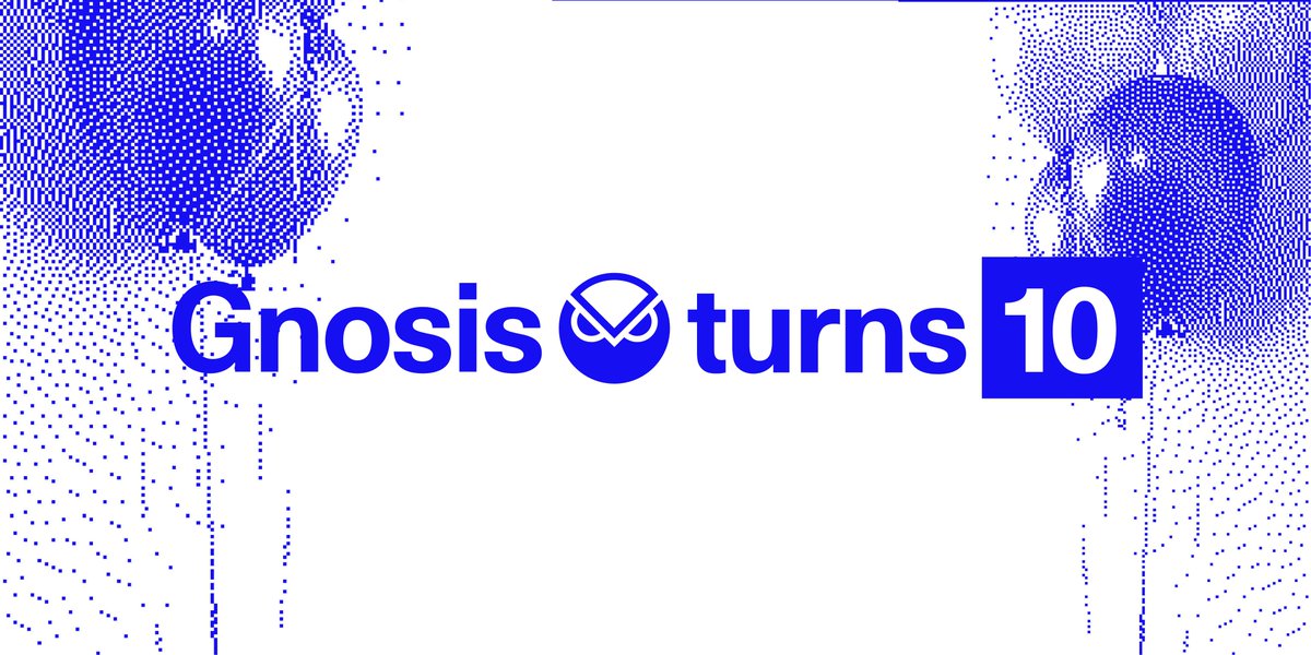 Gnosis 🦉 (@gnosisdao) on Twitter photo A decade ago, Gnosis deployed its first contract on <a href="/ethereum/">Ethereum</a>.
Now it’s:
▪️ <a href="/safe/">Safe.eth</a> – $58B TVL
▪️ <a href="/CoWSwap/">CoW DAO</a> – $130B traded
▪️ <a href="/gnosispay/">Gnosis Pay 🦉💳</a> – 151 countries
▪️ <a href="/gnosischain/">Gnosis Chain 🦉</a> – 300k validators, 0 downtime
▪️ <a href="/GnosisVC/">GnosisVC</a> – 80+ projects backed
Plus guilds, wallets, DAOs, and some A decade ago, Gnosis deployed its first contract on <a href="/ethereum/">Ethereum</a>.
Now it’s:
▪️ <a href="/safe/">Safe.eth</a> – $58B TVL
▪️ <a href="/CoWSwap/">CoW DAO</a> – $130B traded
▪️ <a href="/gnosispay/">Gnosis Pay 🦉💳</a> – 151 countries
▪️ <a href="/gnosischain/">Gnosis Chain 🦉</a> – 300k validators, 0 downtime
▪️ <a href="/GnosisVC/">GnosisVC</a> – 80+ projects backed
Plus guilds, wallets, DAOs, and some