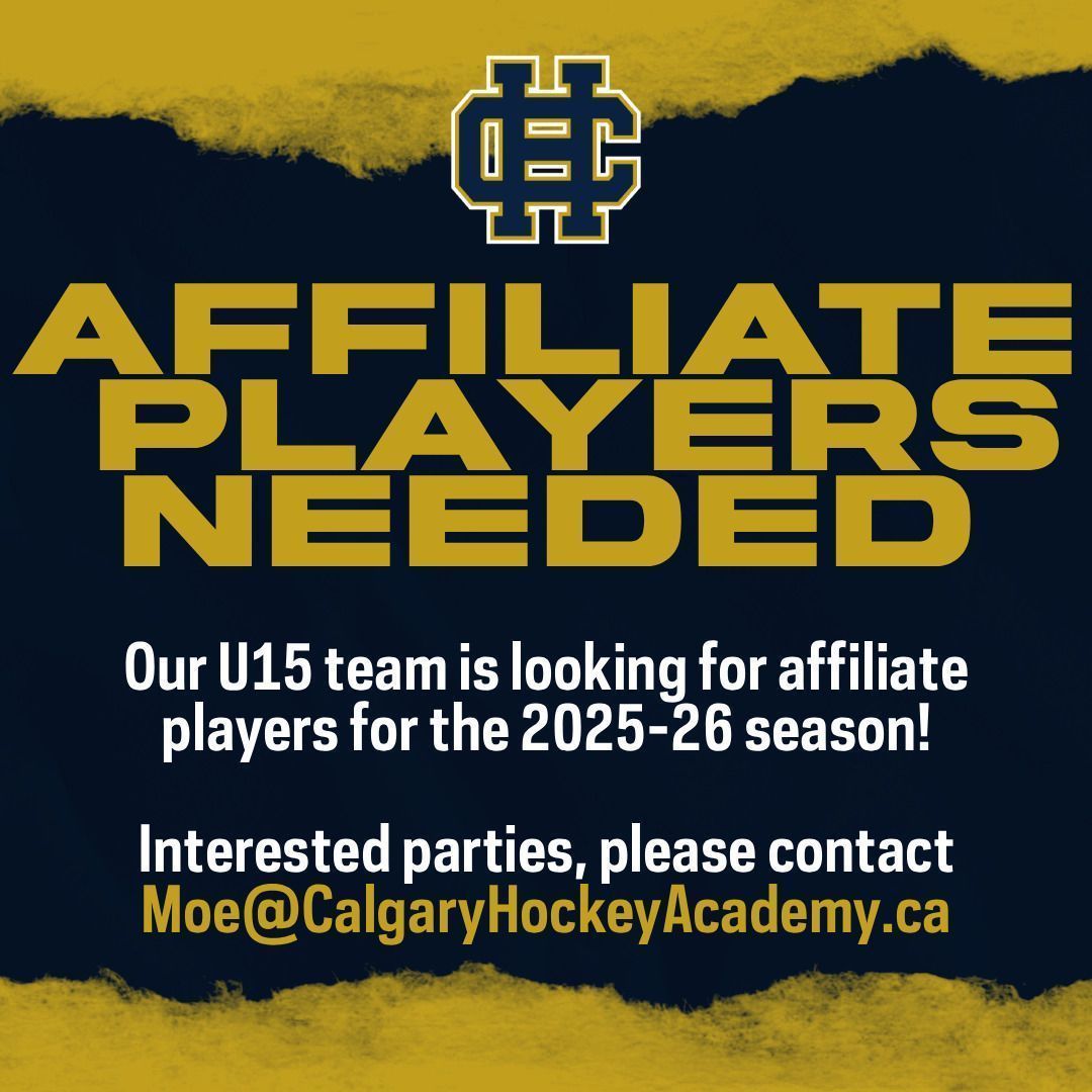 Calgary International Hockey Academy (@chacalgary) on Twitter photo π¨ Affiliate Players Needed! π¨
Our U15 team is on the hunt for talented affiliate players for the 2025-26 season ππͺ
If youβre ready to take your game to the next level, we want to hear from you!
π© Contact: Moe@CalgaryHockeyAcademy.ca
#U15Hockey #CalgaryHockey #CIHA π¨ Affiliate Players Needed! π¨
Our U15 team is on the hunt for talented affiliate players for the 2025-26 season ππͺ
If youβre ready to take your game to the next level, we want to hear from you!
π© Contact: Moe@CalgaryHockeyAcademy.ca
#U15Hockey #CalgaryHockey #CIHA
