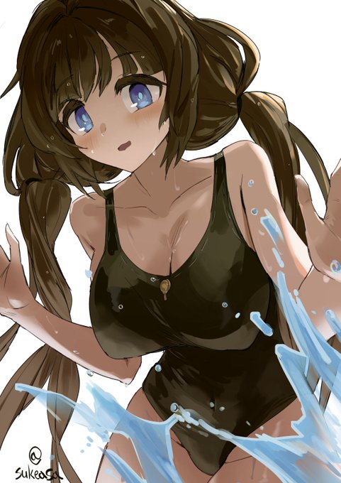 黒い水着ラジエル 