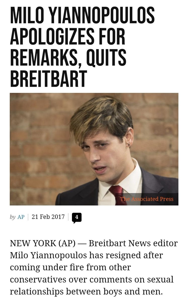 1stclassclips (@1stclassclips) on Twitter photo <a href="/RealCandaceO/">Candace Owens</a> Your friend Milo Yiannopoulus was forced to leave Breitbart for defending pedophilia. You brought him into your home and you're spreading the lies he tells <a href="/RealCandaceO/">Candace Owens</a> Your friend Milo Yiannopoulus was forced to leave Breitbart for defending pedophilia. You brought him into your home and you're spreading the lies he tells