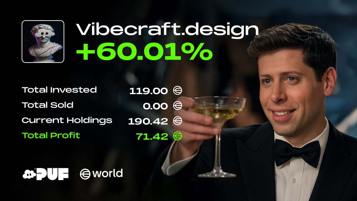 When $VCD hits 50% 🎯 → 50 $WLD giveaway drops 🚀
Follow + Comment + RT = your ticket 🎟️

<a href="/PufLaunch/">PUF</a> #memecoin #wld #worldcoin #worldapp