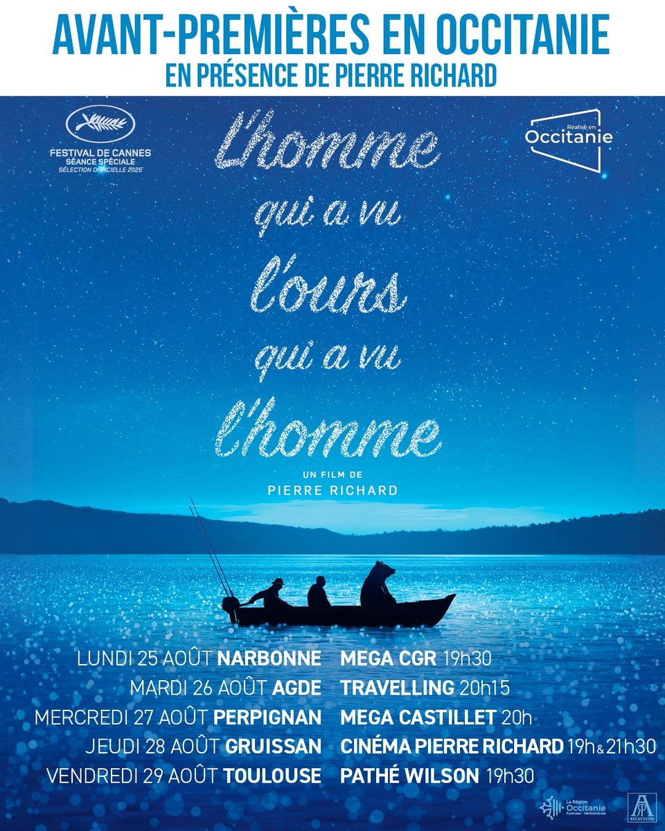 ☀️ En tournée dans le Sud avec ma nouvelle comédie #lhommequiavuloursquiavulhomme 🐻 Rendez-vous la semaine prochaine à Narbonne, Agde, Perpignan, Gruissan et Toulouse 😀