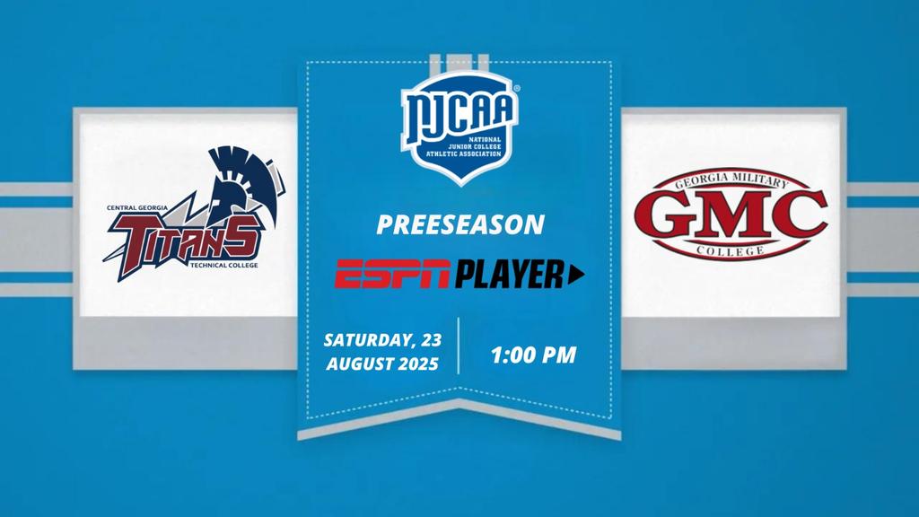 NJCAA FOOTBALL (@juco_fball2025) on Twitter photo 1: 00 PM
Central Georgia Technical College vs Georgia Military College | JuCo FOOTBALL
Saturday, August 23, 2025
🔗 The link to watch this match is in our bio!!
<a href="/GMC_Football/">GMC Football</a> <a href="/JordanTurner64/">𝙹𝚘𝚛𝚍𝚊𝚗 𝚃𝚞𝚛𝚗𝚎𝚛 ✞</a> <a href="/rmchester00/">Rob Manchester</a> <a href="/Trent_2024/">Trent Mapp</a> <a href="/CoachTyPhillips/">Ty Phillips</a> <a href="/GMCBulldogs/">Georgia Military College Athletics</a> <a href="/D2FB10/">D2 FB</a> 1: 00 PM
Central Georgia Technical College vs Georgia Military College | JuCo FOOTBALL
Saturday, August 23, 2025
🔗 The link to watch this match is in our bio!!
<a href="/GMC_Football/">GMC Football</a> <a href="/JordanTurner64/">𝙹𝚘𝚛𝚍𝚊𝚗 𝚃𝚞𝚛𝚗𝚎𝚛 ✞</a> <a href="/rmchester00/">Rob Manchester</a> <a href="/Trent_2024/">Trent Mapp</a> <a href="/CoachTyPhillips/">Ty Phillips</a> <a href="/GMCBulldogs/">Georgia Military College Athletics</a> <a href="/D2FB10/">D2 FB</a>