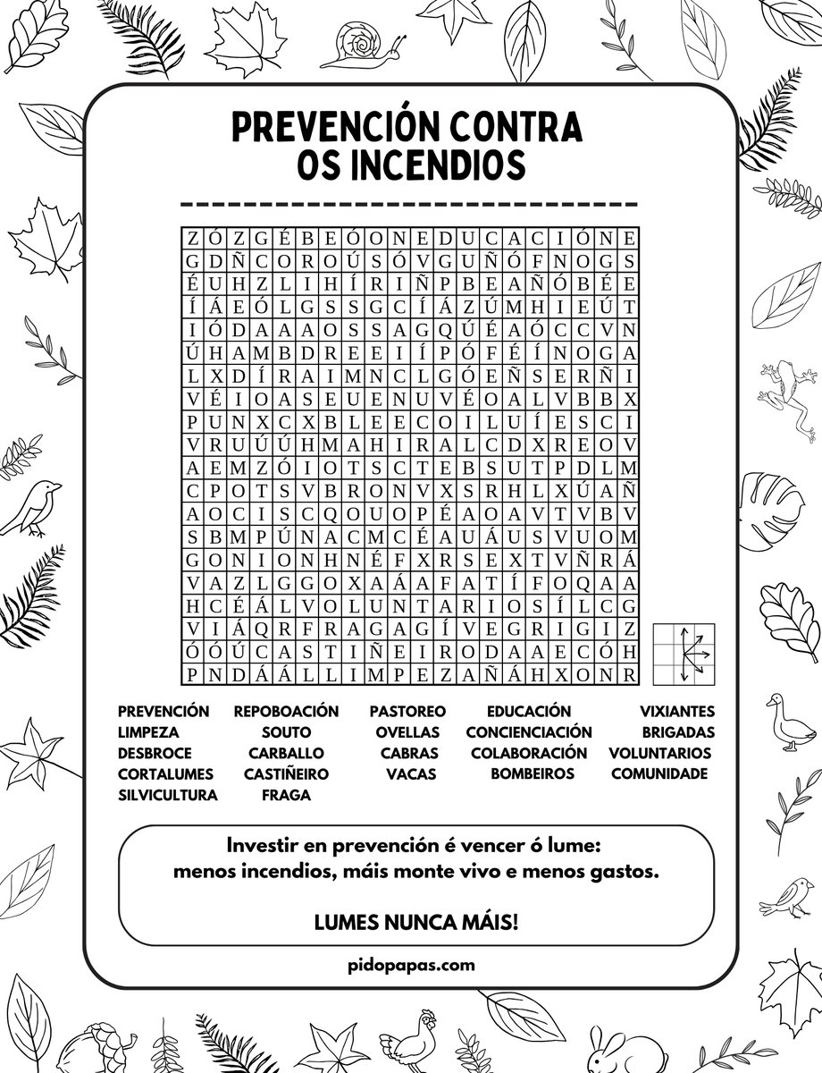 Hoxe toca agradecer o esforzo de bombeiros, voluntarios e veciñanza contra o lume.
Mañá toca pensar no futuro: investir en #prevencion 

👉 Se puideses engadir unha palabra máis, cal sería?

#lumes #ArdeGalicia #LumesNuncaMais #Incendios 
cc <a href="/Incendiosgalic1/">Incendios galicia</a> <a href="/OrgulloGalegoGz/">OrgulloGalego</a>
