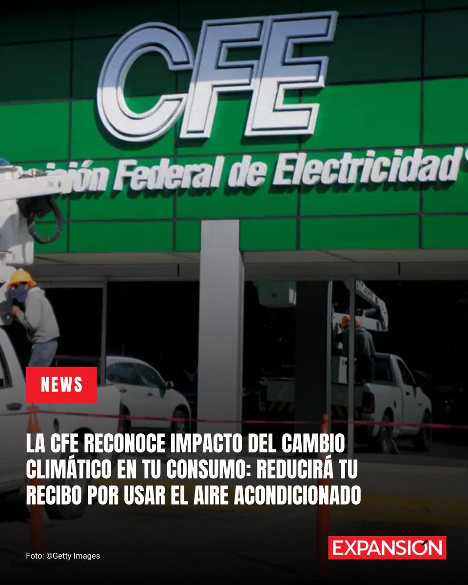 El cambio climático ya se refleja en los recibos de luz. 🌡️⚡

En 2024, la CFE redujo en 23% sus clientes de alto consumo (tarifa DAC) gracias a una reclasificación que reconoció el impacto de las altas temperaturas en el uso de aires acondicionados y ventiladores. Muchos hogares