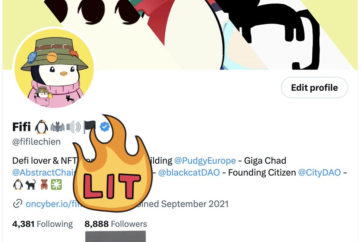 Gm!
🎉 Just hit 8,888 followers! 🐧 
That’s the same number as the Pudgy Penguins! 

Now on to the next stop, 22222!