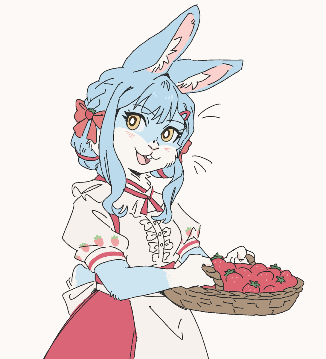 草莓小祥这套是真的很可爱🐰🍓