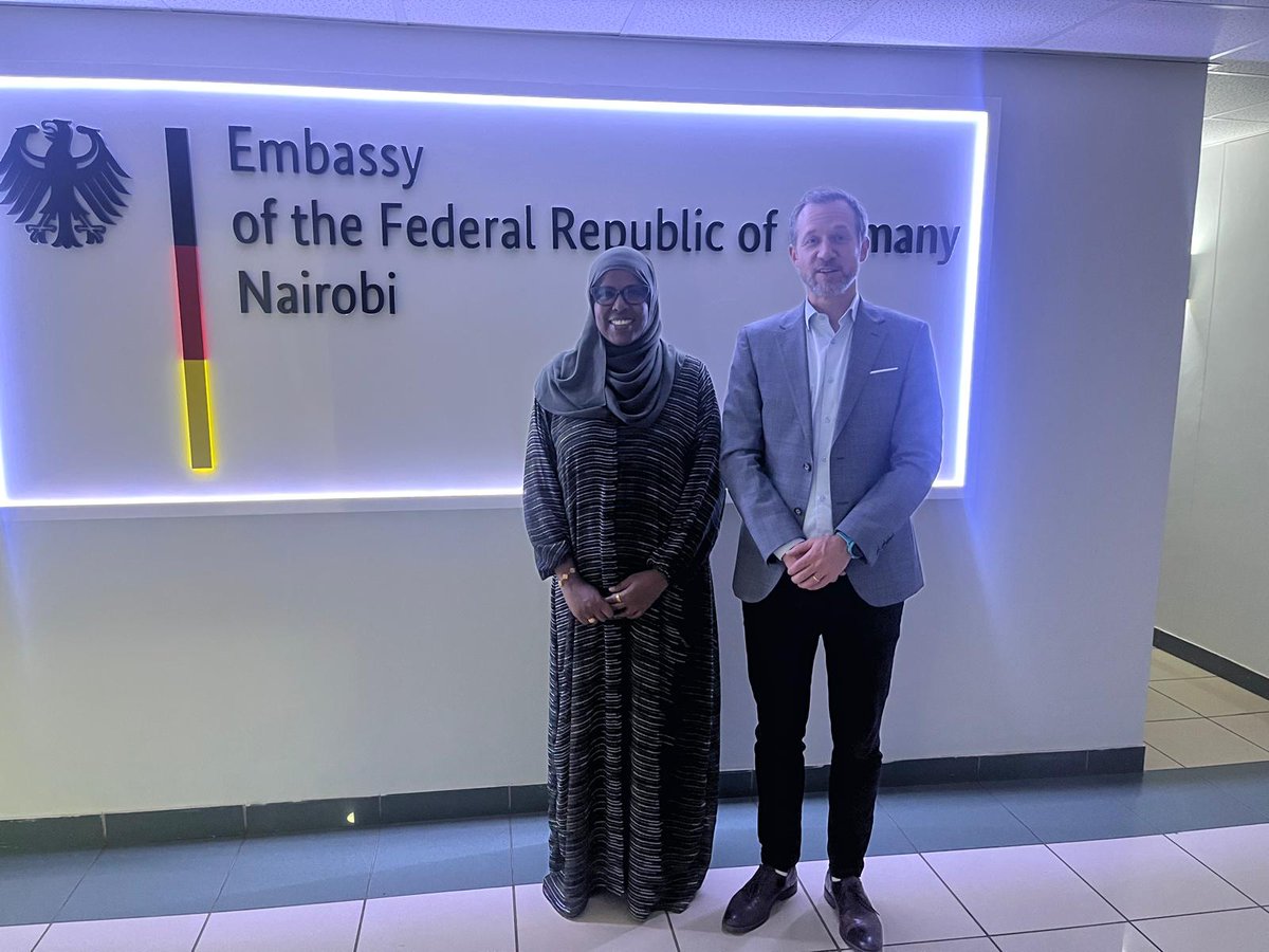 Nimo Hassan, MBE (@nimoa_hassan) on Twitter photo Great to reconnect with <a href="/SimonHagem56094/">Simon Hagemann</a> of <a href="/GermanyinSOM/">GermanyinSomalia</a> 2 discuss shared hum & dev priorities through <a href="/NGOConsortium/">SomaliNGOConsortium</a> & its members Grateful 4 their continued support in serving vulnerable communities & in safeguarding hard-won dev. gains 4 a more resilient, sustainable future. Great to reconnect with <a href="/SimonHagem56094/">Simon Hagemann</a> of <a href="/GermanyinSOM/">GermanyinSomalia</a> 2 discuss shared hum & dev priorities through <a href="/NGOConsortium/">SomaliNGOConsortium</a> & its members Grateful 4 their continued support in serving vulnerable communities & in safeguarding hard-won dev. gains 4 a more resilient, sustainable future.